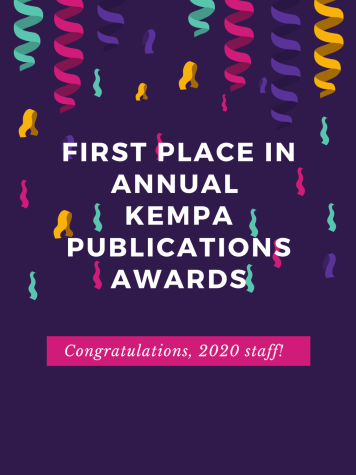 2020 Blaze staff is awarded first place in annual KEMPA publication awards